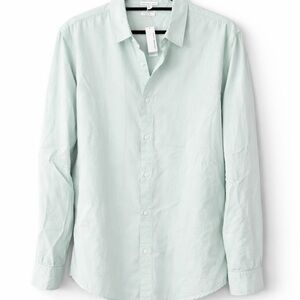 James Perse Mint Green Casual Button Down Shirt